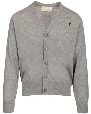 Ami Paris Cardigans - Gris