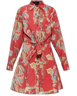 Etro Shirt Dresses - Rojo
