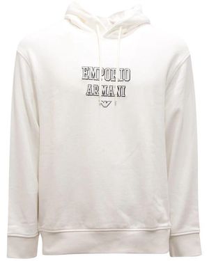 Armani Weiße Emporio Sweatshirt Modell 6D1Md2