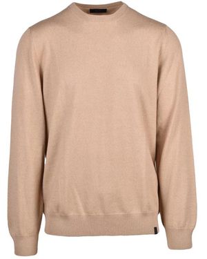 Fay Pullover Mit Rundhalsausschnitt - Braun