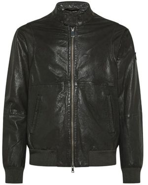 Peuterey Leather Jackets - Green