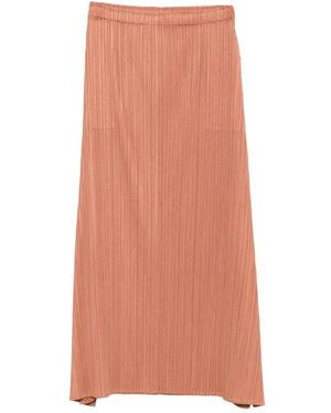 Issey Miyake Midi Skirts - Rosa
