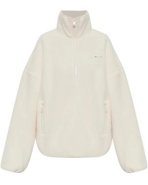 P.E Nation Fitness ,Polyester Rotate Quarter Zip - Wit