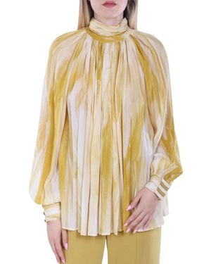 Elisabetta Franchi Blouses - Metallic