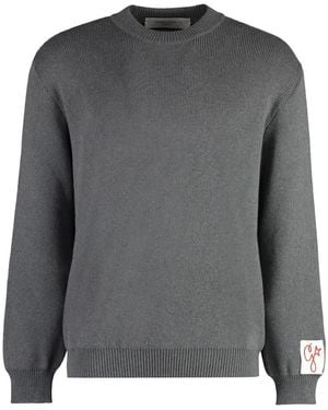 Golden Goose Round-Neck Knitwear - Grey