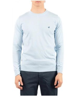 Brooksfield Round-Neck Knitwear - Azul