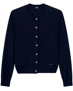 A.P.C. Cardigans - Blu