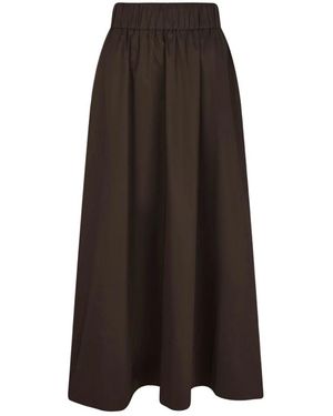 Neo Noir Midi Rokken - Bruin