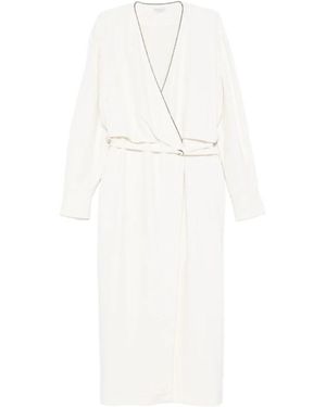 Brunello Cucinelli Midi Dresses - White