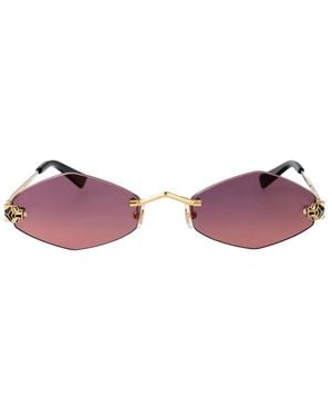 Cartier Ct0433S Sonnenbrille - Lila