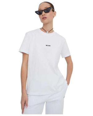 MSGM T-Shirts - Blanc
