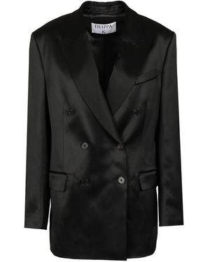 Filippa K Double-Breasted Blazer - Zwart