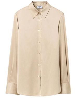 Filippa K Overhemden ,Silk Shirt - Naturel