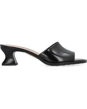 Bottega Veneta Heeled Mules - Black