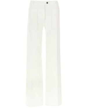 Ferragamo Wide Trousers - White