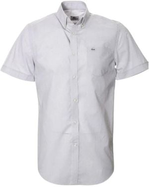 Lacoste Short Sleeve Shirts - Grey