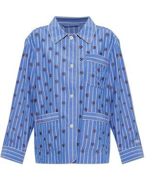 Munthe Vintager Hemd - Blau