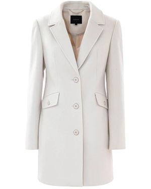 Kocca Single-Breasted Coats - White
