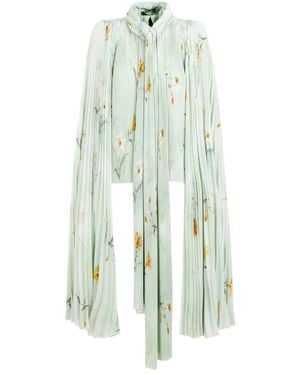 Balenciaga Bloemenblouse - Groen