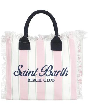 MC2 Saint Barth Tassen ,Roze ,Tote Bags - Wit