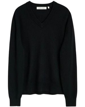 sunflower Moon Merino V Neck - Schwarz