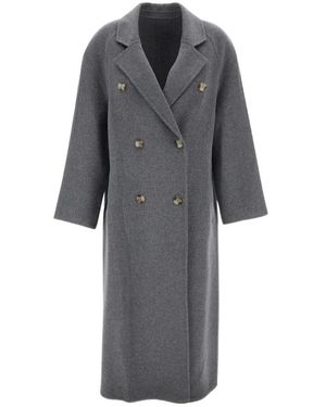 Loulou de Saison Double-Breasted Coats - Grey