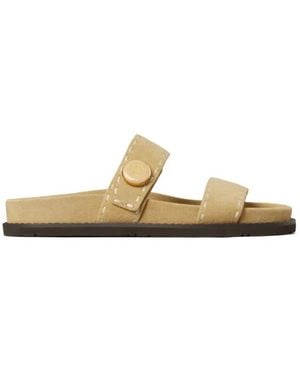 Tory Burch Sliders - Natural