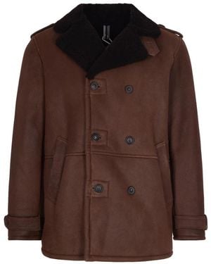 DFOUR® Leather Jackets - Marrón