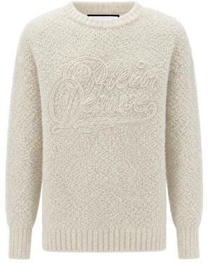 Philipp Plein Truien & Vesten ,Ronde Hals Trui - Wit