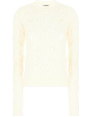 Dondup Round-Neck Knitwear - Blanc