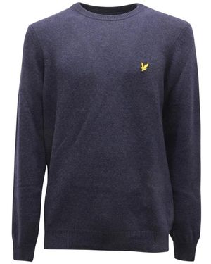 Lyle & Scott Round-Neck Knitwear - Blue