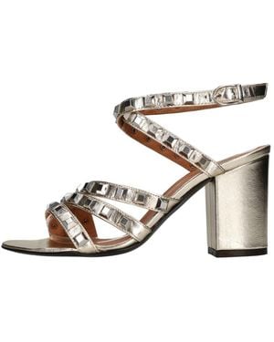 Via Roma 15 High Heel Sandals - Grey