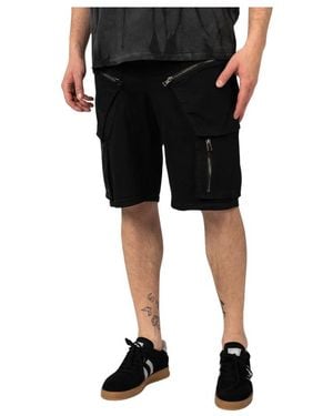 LA HAINE INSIDE US Casual Shorts - Nero