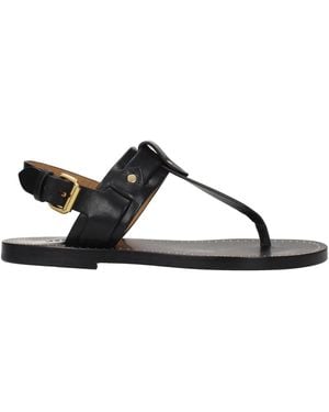 Isabel Marant Flat Sandals - Negro