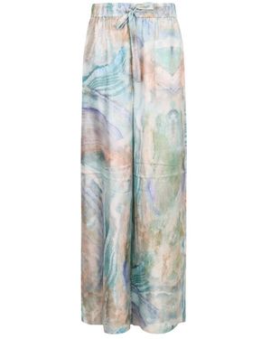Zimmermann Wide Pants - Blue