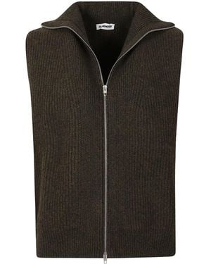 Jil Sander Sleeveless Jumpers - Black