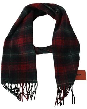 Missoni Accessoires ,Zwart ,Wol Check Wool Scarf