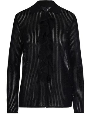 Liu Jo Geribbelde Sweatshirt - Zwart