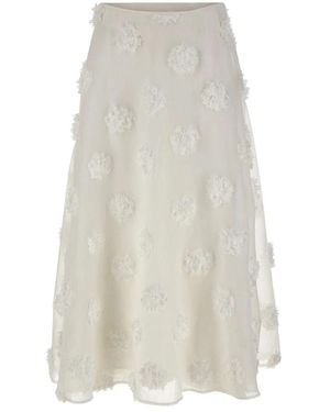 Birgitte Herskind Midi Skirts - Blanc