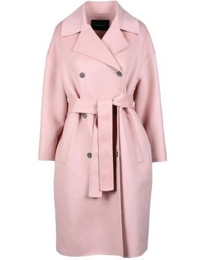 Fabiana Filippi Belted Coats - Rosa