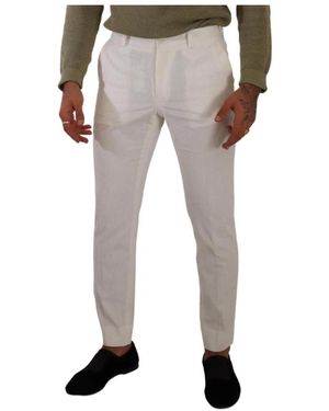 Dolce & Gabbana Straight Trousers - Grey