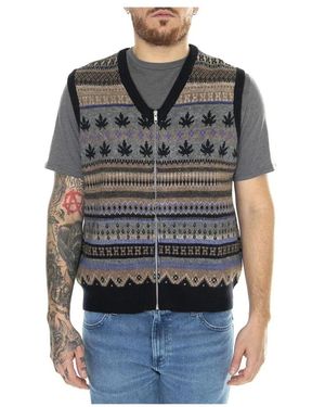 Huf Sleeveless Knitwear - Gris