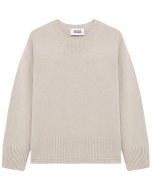 Alpha Studio Pullover Mit Rundhalsausschnitt - Weiß