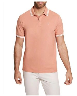 Guess Logo Polo Shirt Für Männer - Rot