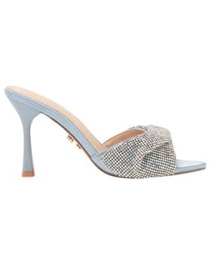 TWENTYFOUR Canberra Heeled Mules - Weiß