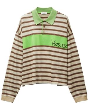 Versace Tops ,Veelkleurig ,Polo Shirts - Groen