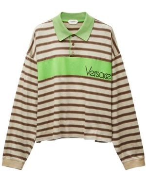 Versace Tops ,Veelkleurig ,Polo Shirts - Groen