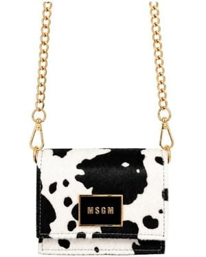 MSGM Micro-Tasche Mit Schultergurt - Schwarz