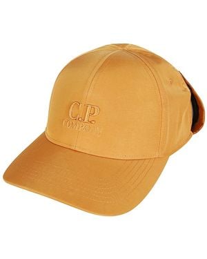 C.P. Company Accessoires ,Bruin ,Polyester Chrome-R Goggle Cap - Naturel