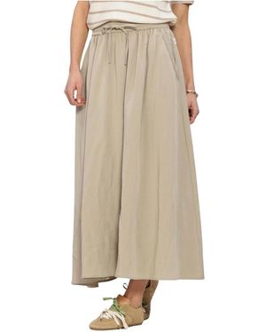 Simplee Midi Skirts - Natur
